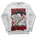 Red Cement 4S DopeSkill Long Sleeve T-Shirt Sorry I've Been Trappin Graphic