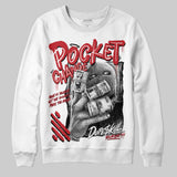 Fire Red “Black Tongue” 5s DopeSkill Sweatshirt Pocket Change Graphic