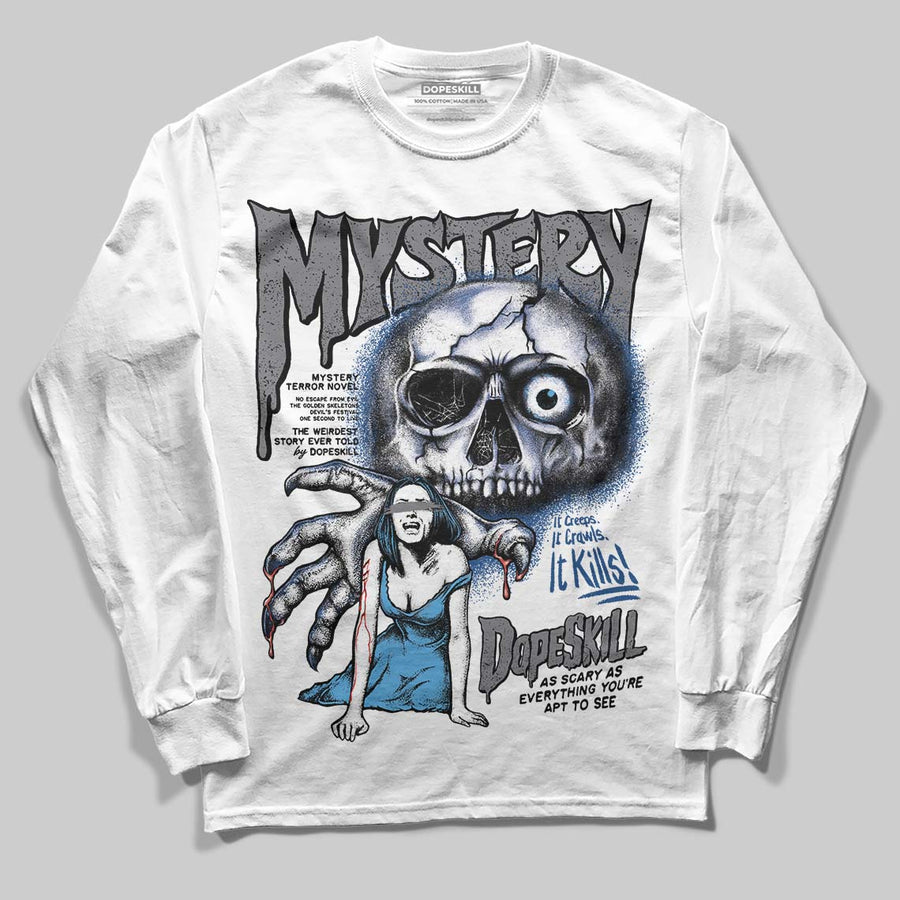 Flint Grey 9s DopeSkill Long Sleeve T-Shirt Mystery Ghostly Grasp Graphic