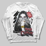 Black Metallic Reimagined 5s DopeSkill Long Sleeve T-Shirt NPC Graphic