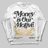 Taxi 12s 2025 DopeSkill Long Sleeve T-Shirt Money Is Our Motive Typo Graphic