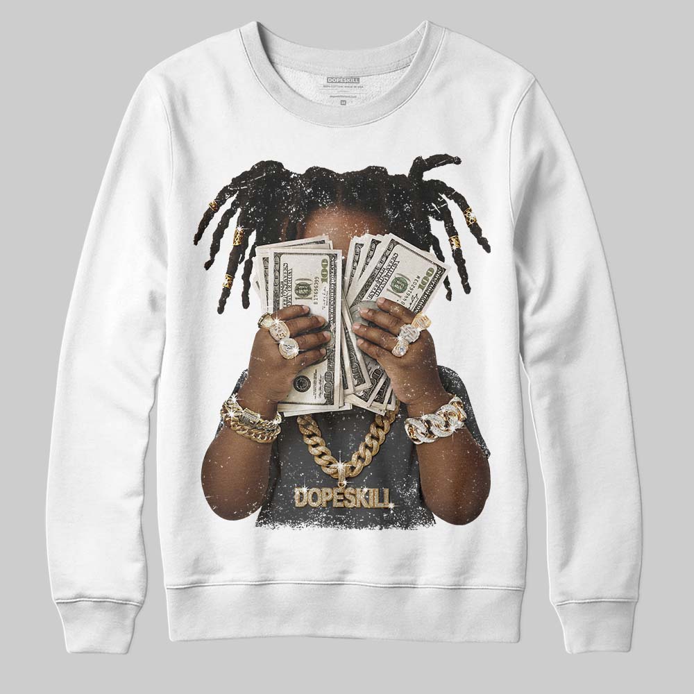 Black Cat 4s DopeSkill Sweatshirt Rich Youth Graphic
