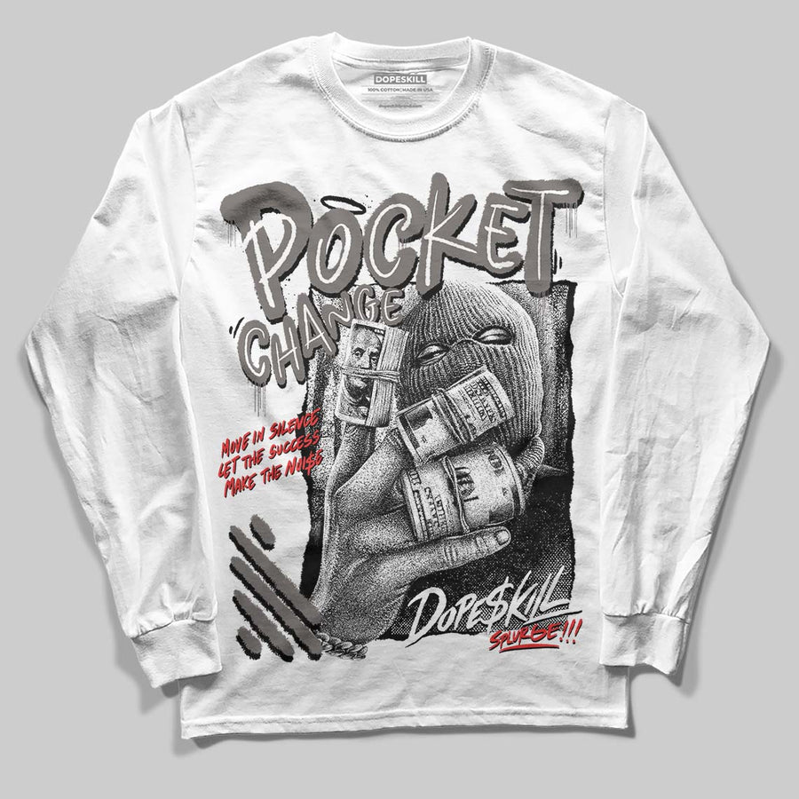 Cave Stone 4s DopeSkill Long Sleeve T-Shirt Pocket Change Graphic