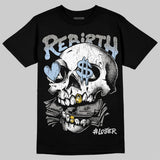 White Metallic 5s DopeSkill T-Shirt Rebirth Graphic