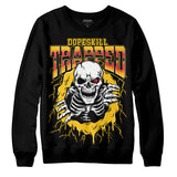 Yellow Collection DopeSkill Sweatshirt Trapped Halloween Graphic