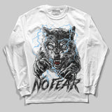 Wolf Grey 5s DopeSkill Long Sleeve T-Shirt No Fear Graphic