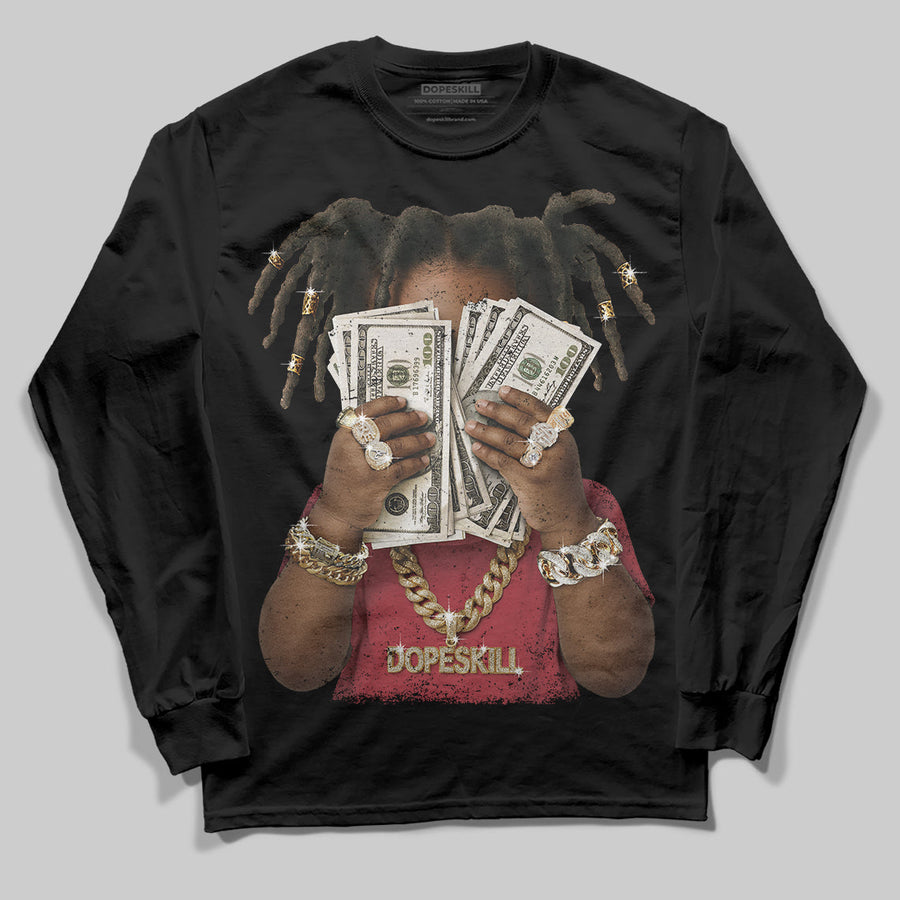 Valentine’s Day 4s DopeSkill Long Sleeve T-Shirt Rich Youth Graphic