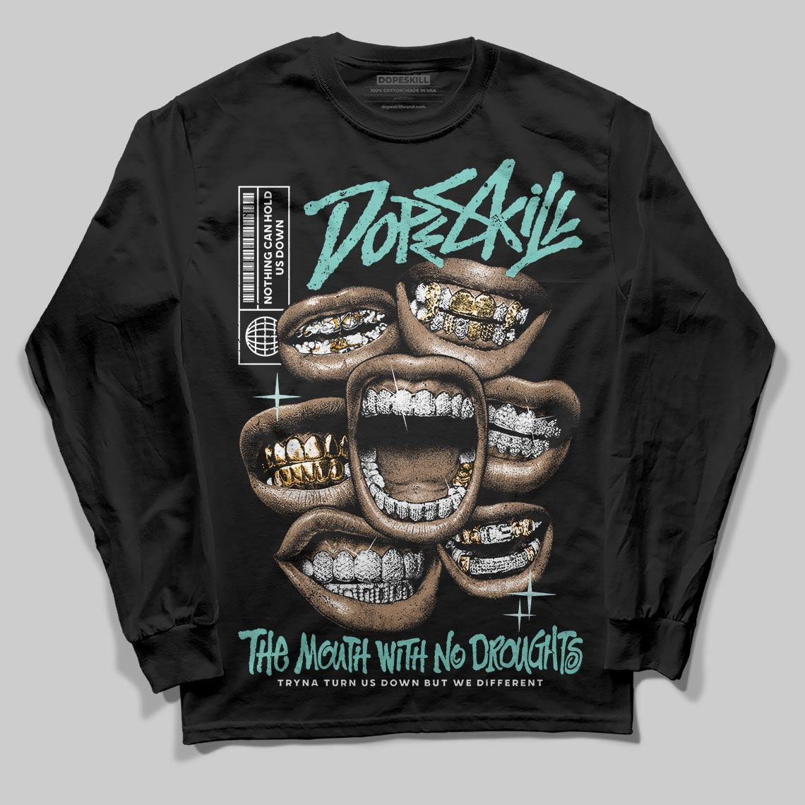 Igloo 11s DopeSkill Long Sleeve T-Shirt The Mouth With No Droughts Graphic