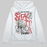 Flight Club 4s DopeSkill Hoodie Sweatshirt Speak It Graphic