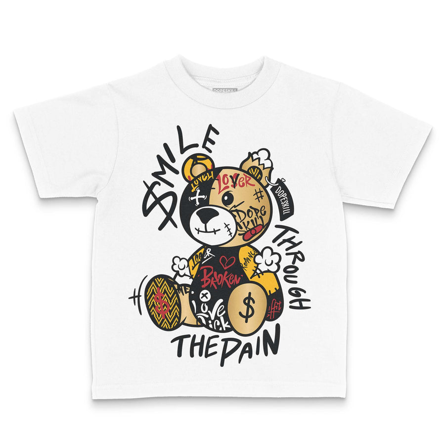 Taxi 12s 2025 DopeSkill Toddler Kids T-shirt Smile Through The Pain Graphic