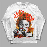 Orange Black White DopeSkill Long Sleeve T-Shirt Hold My Own Graphic