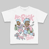 Medium Soft Pink 4s DopeSkill Toddler Kids T-shirt No Risk No Story Graphic