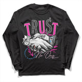 Pink Collection DopeSkill Long Sleeve T-Shirt Trust No One Graphic
