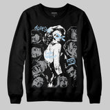 Wolf Grey 5s DopeSkill Sweatshirt Built Different Graphic
