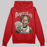 Red 'Money Loves Me' DopeSkill Graphic Hoodie