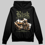 Olive 'Risk Is Better Than Regret' DopeSkill Graphic Hoodie