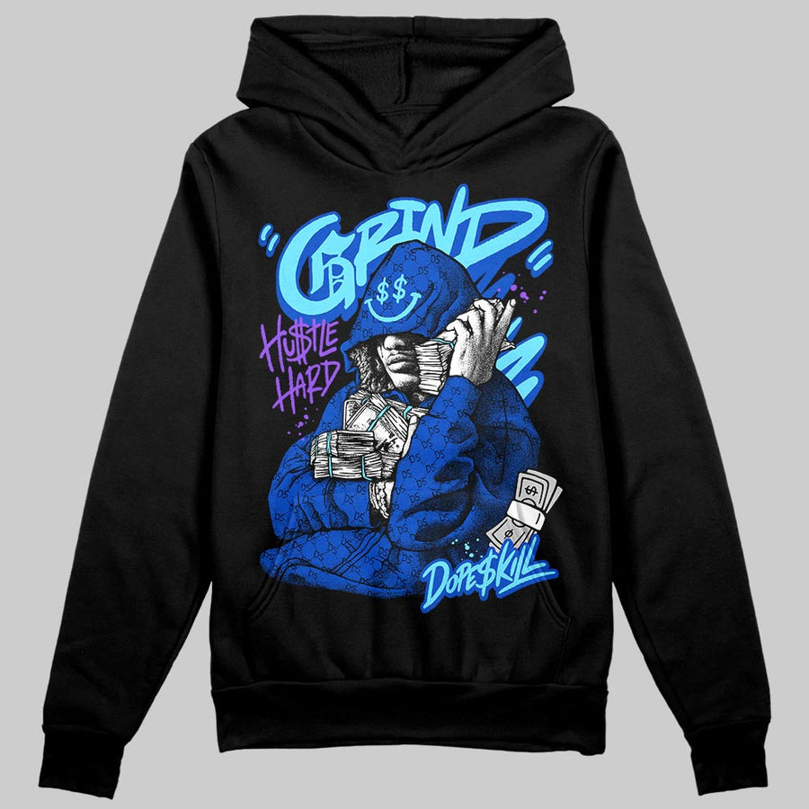 Royal Blue 'Grind Pray' DopeSkill Graphic Hoodie