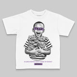 PURPLE 'Scared Money Don't Make No Money' DopeSkill Graphic Toddler Kids T-shirt