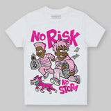 Triple Pink Dunk DopeSkill Toddler Kids T-shirt No Risk No Story Graphic