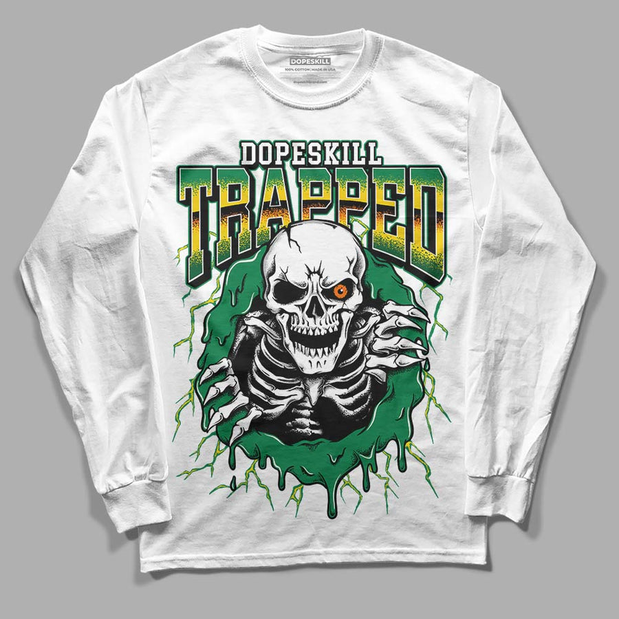 Green Collection DopeSkill Long Sleeve T-Shirt Trapped Halloween Graphic