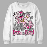 Dunk Pink Foam DopeSkill Sweatshirt Born To Be Rich Graphic