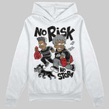 Black Cat 4s DopeSkill Hoodie Sweatshirt No Risk No Story Graphic