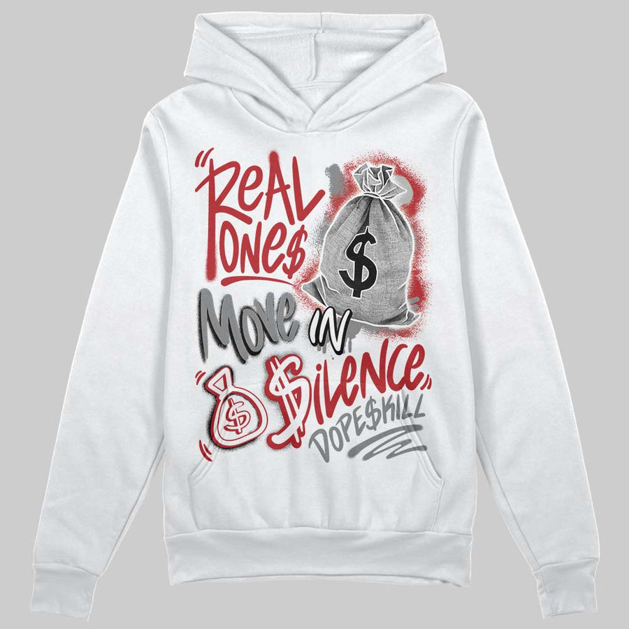 Bugs Bunny 8s DopeSkill Hoodie Sweatshirt Real Ones Move In Silence Graphic