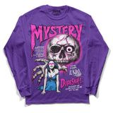 Court Purple 13s DopeSkill Purple Long Sleeve T-Shirt Mystery Ghostly Grasp Graphic