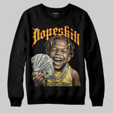 Yellow 'Money Loves Me' DopeSkill Graphic Sweatshirt