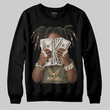 Medium Olive 3s DopeSkill Sweatshirt Rich Youth Graphic