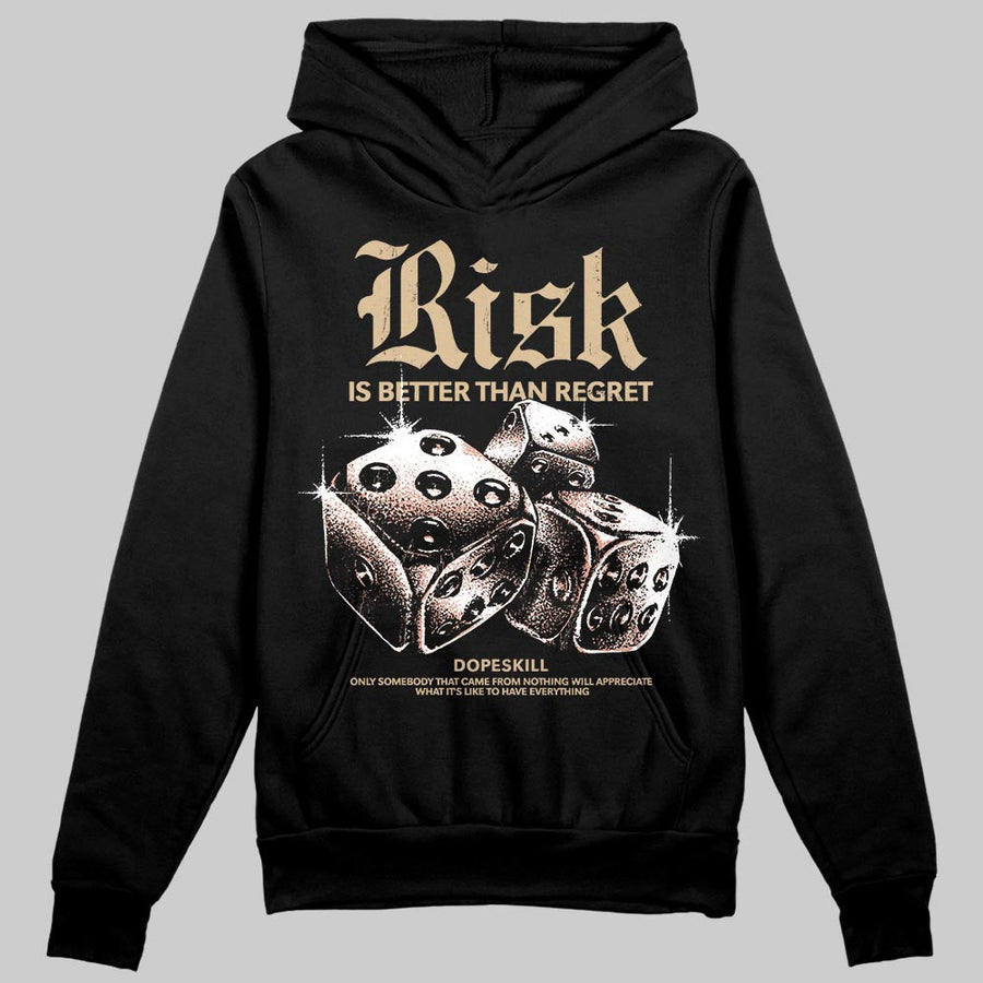 TAN 'Risk Is Better Than Regret' DopeSkill Graphic Hoodie