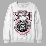 Dunk Low Pink Foam DopeSkill Sweatshirt Trapped Halloween Graphic