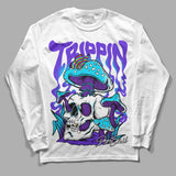 Aqua 6s DopeSkill Long Sleeve T-Shirt Trippin Graphic
