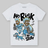 Legend Blue 11s DopeSkill Toddler Kids T-shirt No Risk No Story Graphic