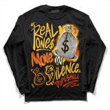 Yellow Collection DopeSkill Long Sleeve T-Shirt Real Ones Move In Silence Graphic