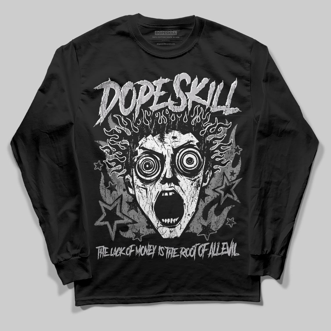 Grey Collection DopeSkill Long Sleeve T-Shirt Root of Evil Graphic