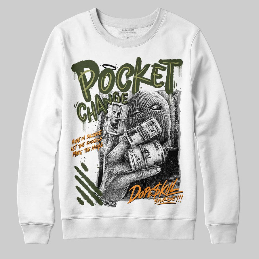 Olive Collection DopeSkill Sweatshirt Pocket Change Graphic