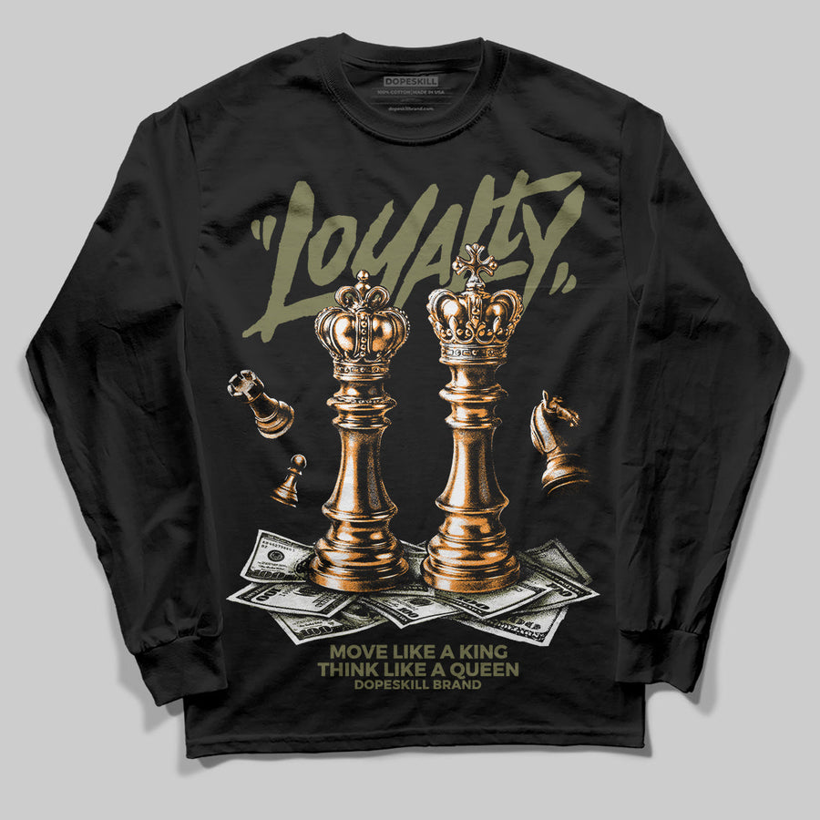 Olive 'Loyalty' DopeSkill Graphic Long Sleeve T-Shirt