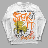 Black Tour Yellow AJ 4 Thunder DopeSkill Long Sleeve T-Shirt Speak It Graphic