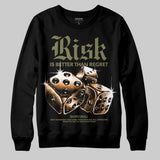 Olive 'Risk Is Better Than Regret' DopeSkill Graphic Sweatshirt