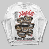 Flight Club 4s DopeSkill Long Sleeve T-Shirt The Mouth With No Droughts Graphic