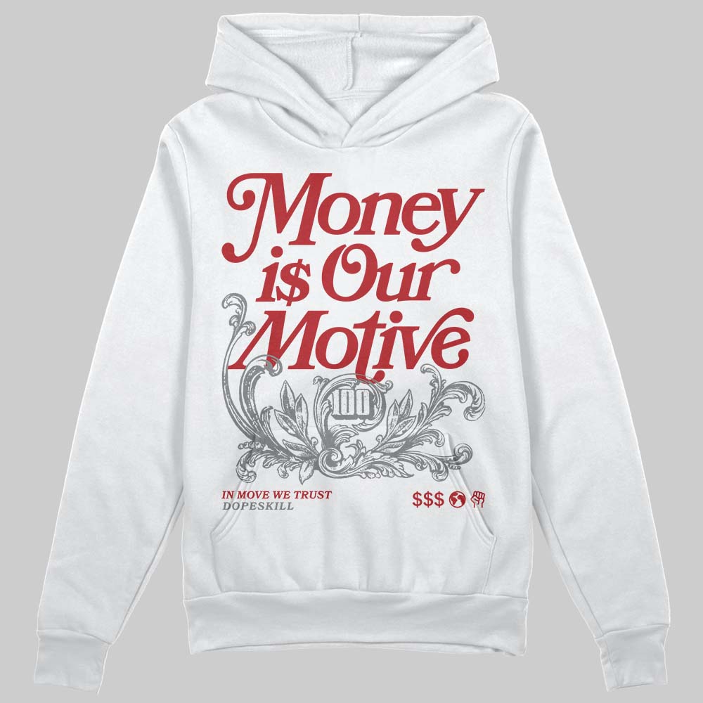 Bugs Bunny 8s DopeSkill Hoodie Sweatshirt Money Is Our Motive Typo Graphic