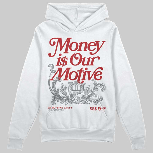 Bugs Bunny 8s DopeSkill Hoodie Sweatshirt Money Is Our Motive Typo Graphic