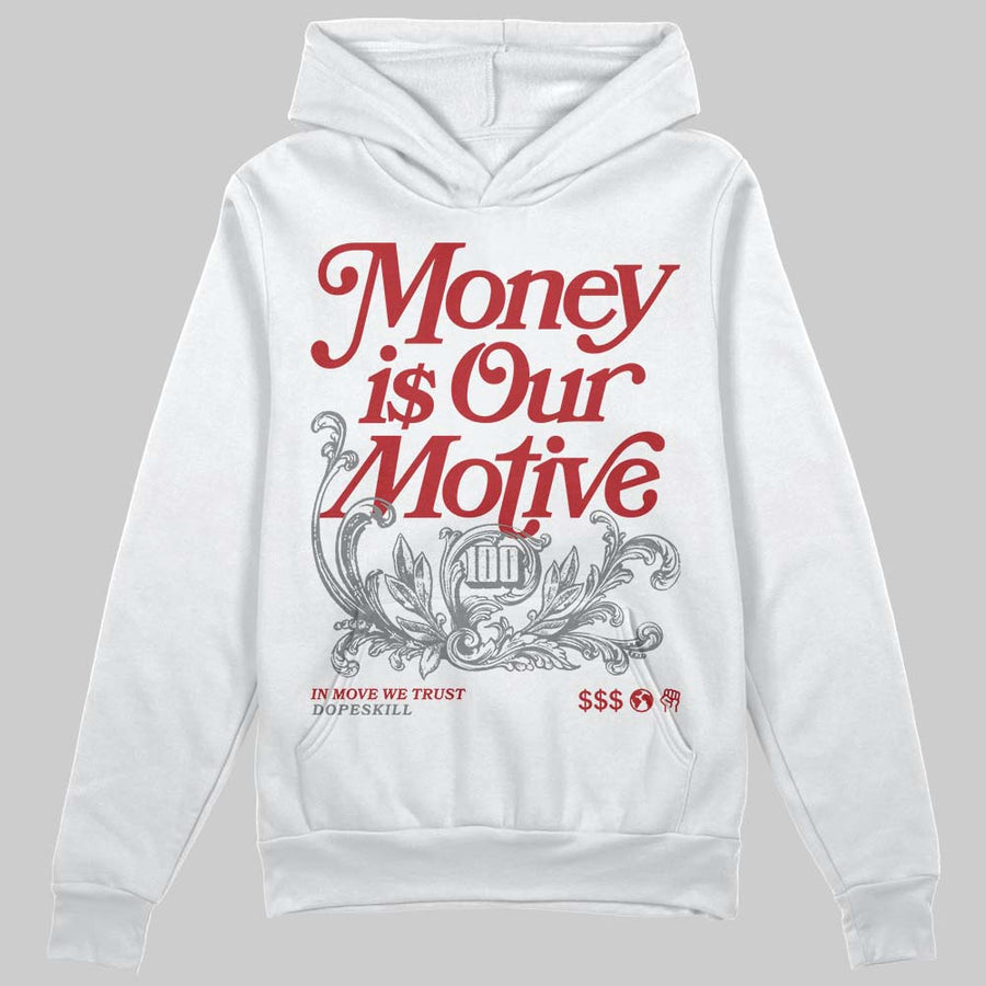 Bugs Bunny 8s DopeSkill Hoodie Sweatshirt Money Is Our Motive Typo Graphic
