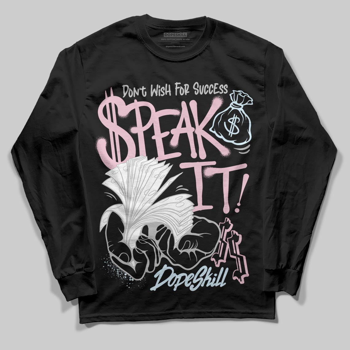 35th Anniversary 5s DopeSkill Long Sleeve T-Shirt Speak It Graphic
