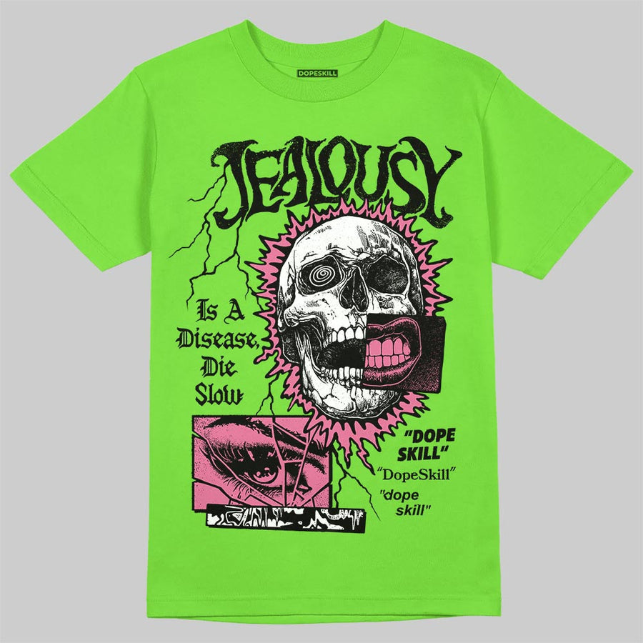 Neon Green 'Jealousy' DopeSkill Graphic T-Shirt