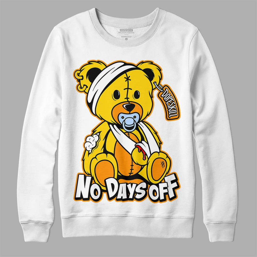 Yellow Ochre 6s DopeSkill Sweatshirt Hurt Bear Graphic