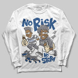 Flint Grey 9s DopeSkill Long Sleeve T-Shirt No Risk No Story Graphic