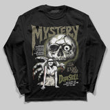 Medium Olive 3s DopeSkill Long Sleeve T-Shirt Mystery Ghostly Grasp Graphic