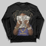 Lakers 4s DopeSkill Long Sleeve T-Shirt Rich Youth Graphic